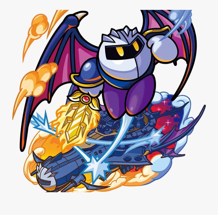 Kirby Clipart Meta Knight - Kirby Meta Knight Artwork, Transparent Clipart