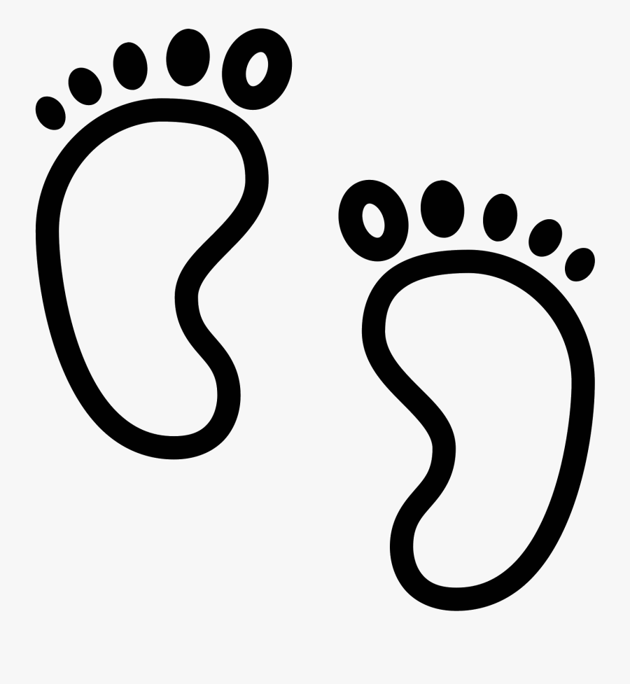 Baby Feet Icon - Baby Feet Icon Png, Transparent Clipart