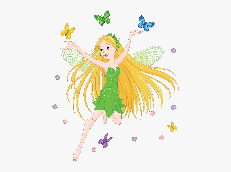 Fairy Fairies Magical Images Clipart - Cute Baby Elephant Cartoon, Transparent Clipart