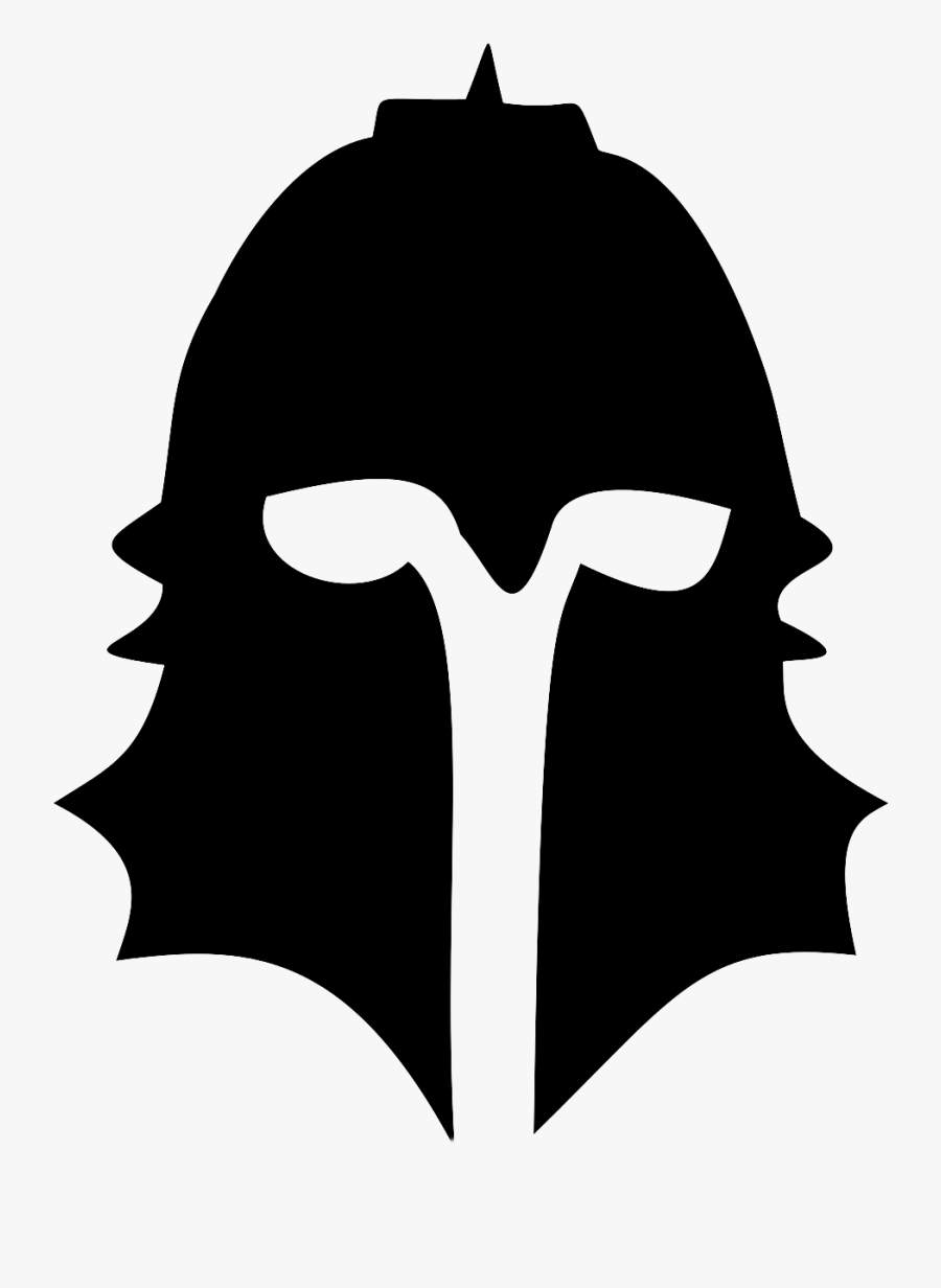 Dragon Age Inquisitor Helmet Silhouette By Kiraakumachi - Knight Helmet Silhouette Png, Transparent Clipart