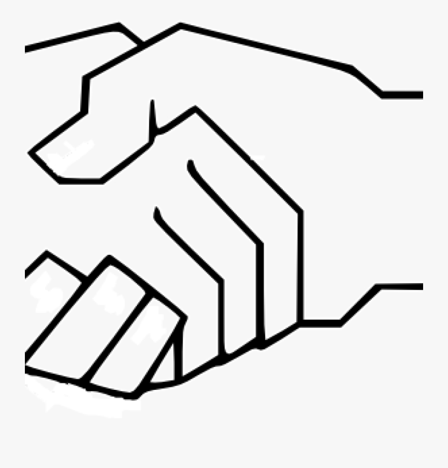 Shake Hand Clipart Shake Hands Clipart Simple Handshake - Transparent Handshake Clip Art, Transparent Clipart