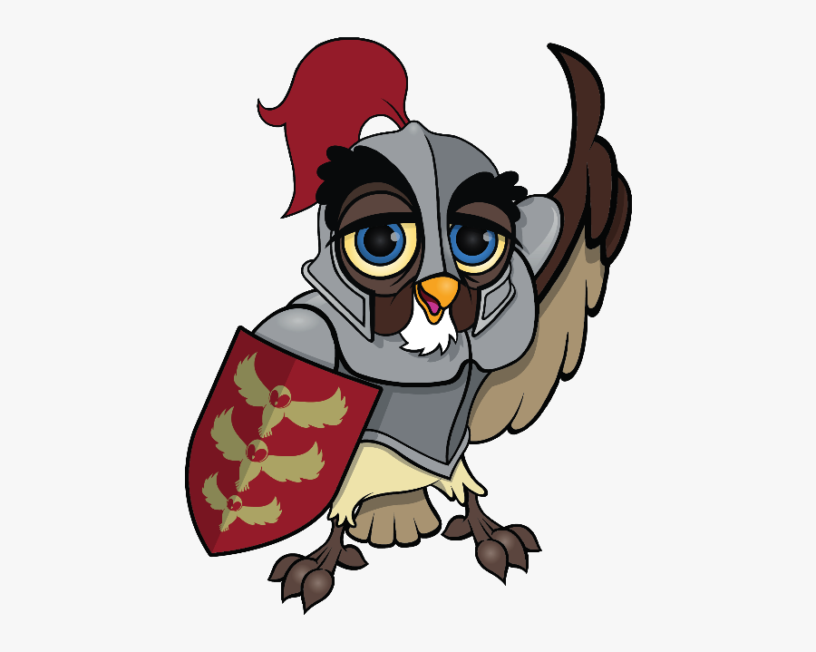 Knight Owl Clipart, Transparent Clipart