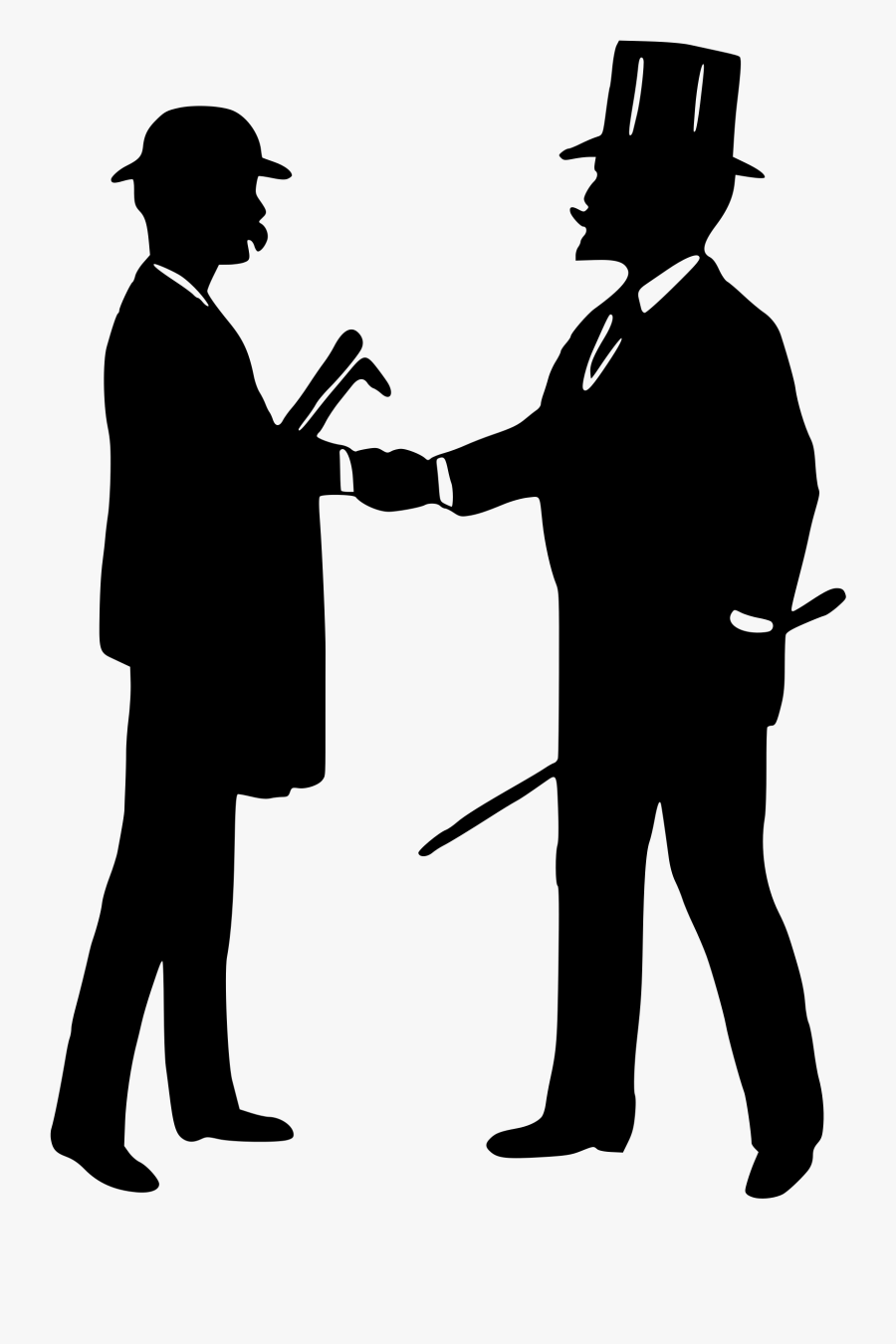 Gentlemen Shaking Hands Icons Png - Gentleman Png, Transparent Clipart