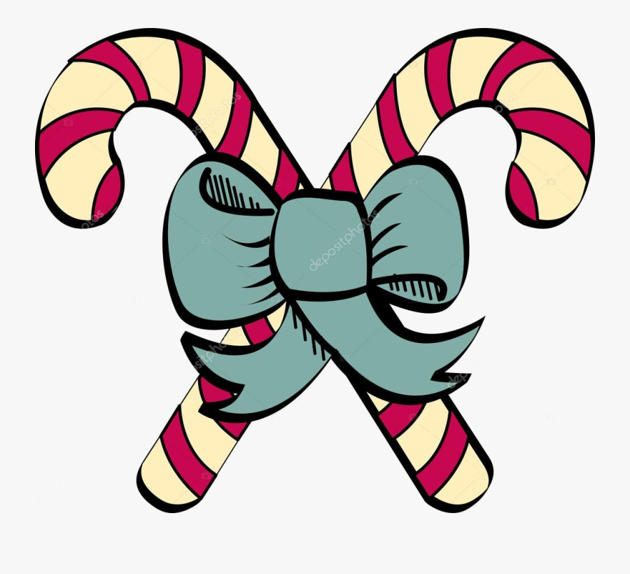 Candy Cane Clip Art Stock Vector Clipartguy Transparent - Retro Candy Canes Clipart, Transparent Clipart