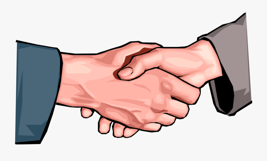 Vector Illustration Of Businessmen Shaking Hands In - Bridge The Gap Alcoholics Anonymous, Transparent Clipart