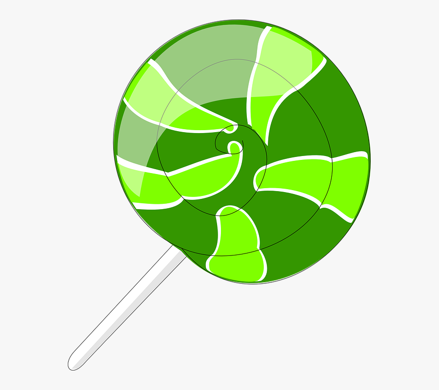 Green Lollipop Svg Clip Arts - Green Lollipop Clipart, Transparent Clipart