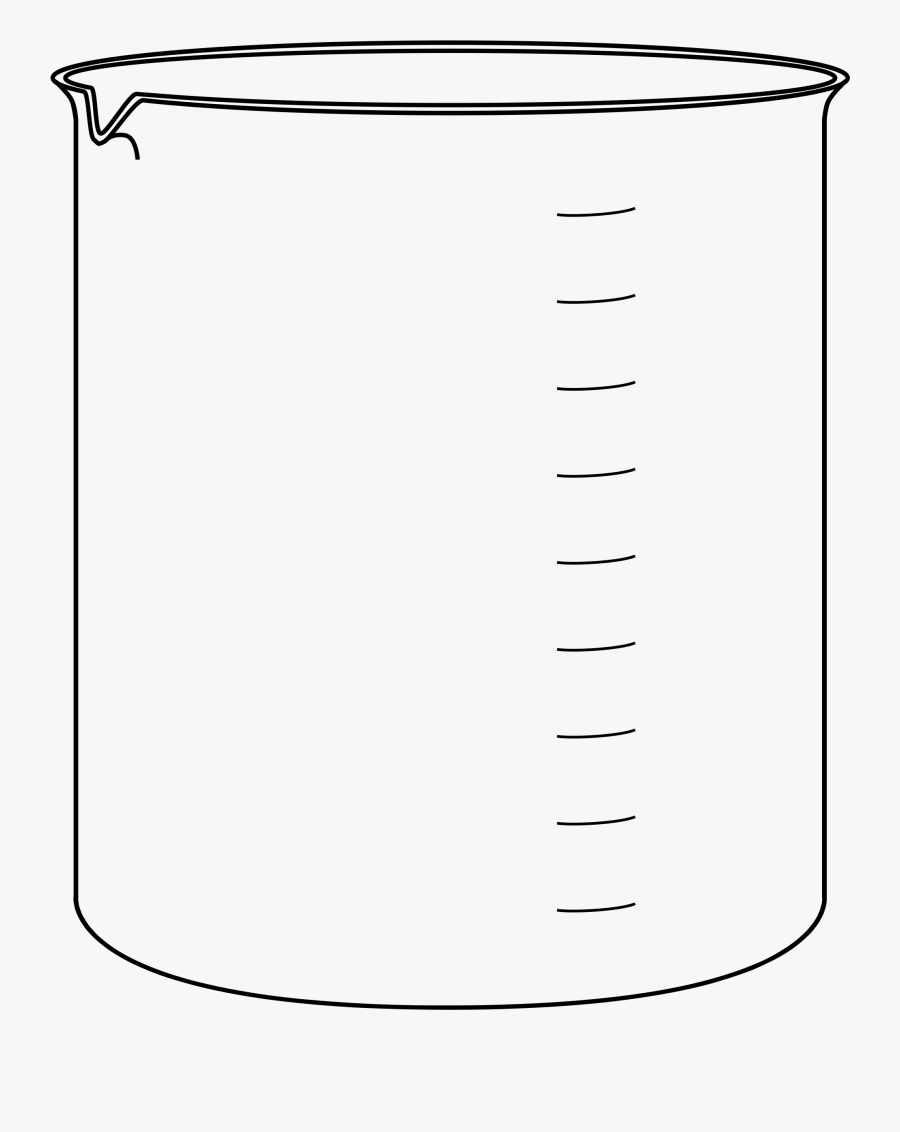 Vaso De Precipitado Dibujo, Transparent Clipart