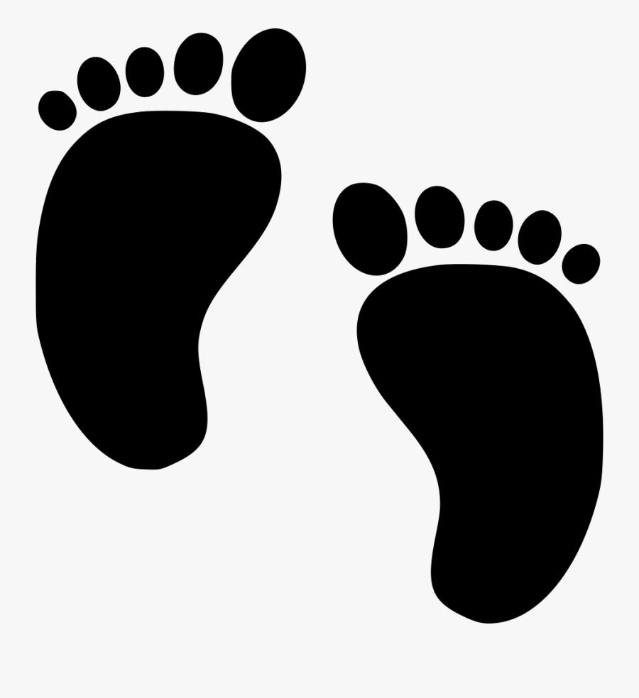 Download Hd Baby Feet Comments - Baby Footprint Svg Free , Free ...