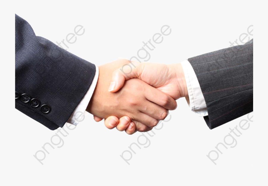 Transparent Handshake Clipart Black And White - Business Handshake, Transparent Clipart