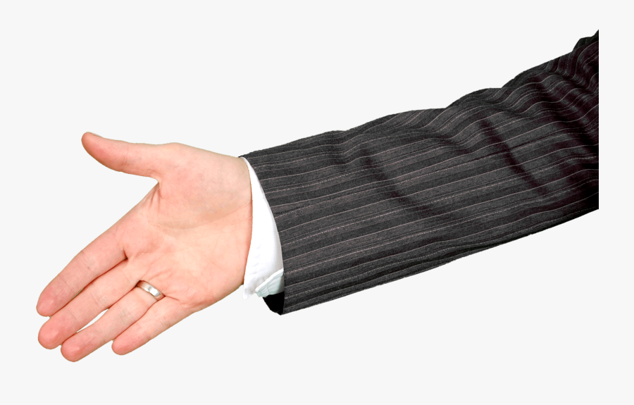 Hand In Suit Png, Transparent Clipart