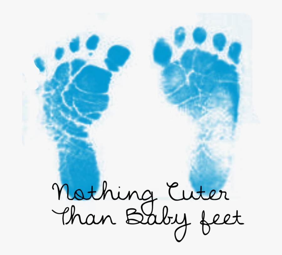 Baby Feet Clip Art At Vector Clipart - Blue Baby Footprint Clipart Transparent Background, Transparent Clipart