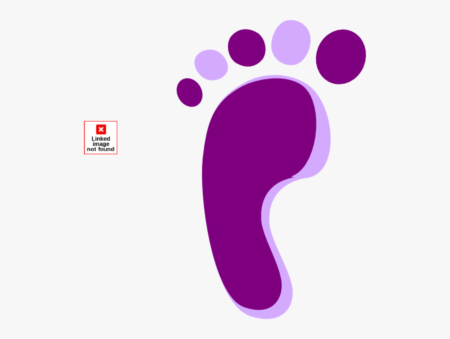 Baby Clipart Purple - Purple Baby Feet Clip Art, Transparent Clipart