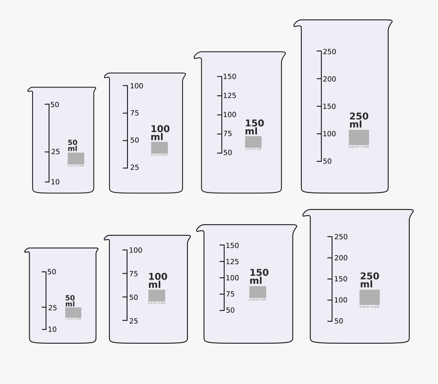 Becherglaeser Big Image Png - 50 Ml Beaker Clipart, Transparent Clipart