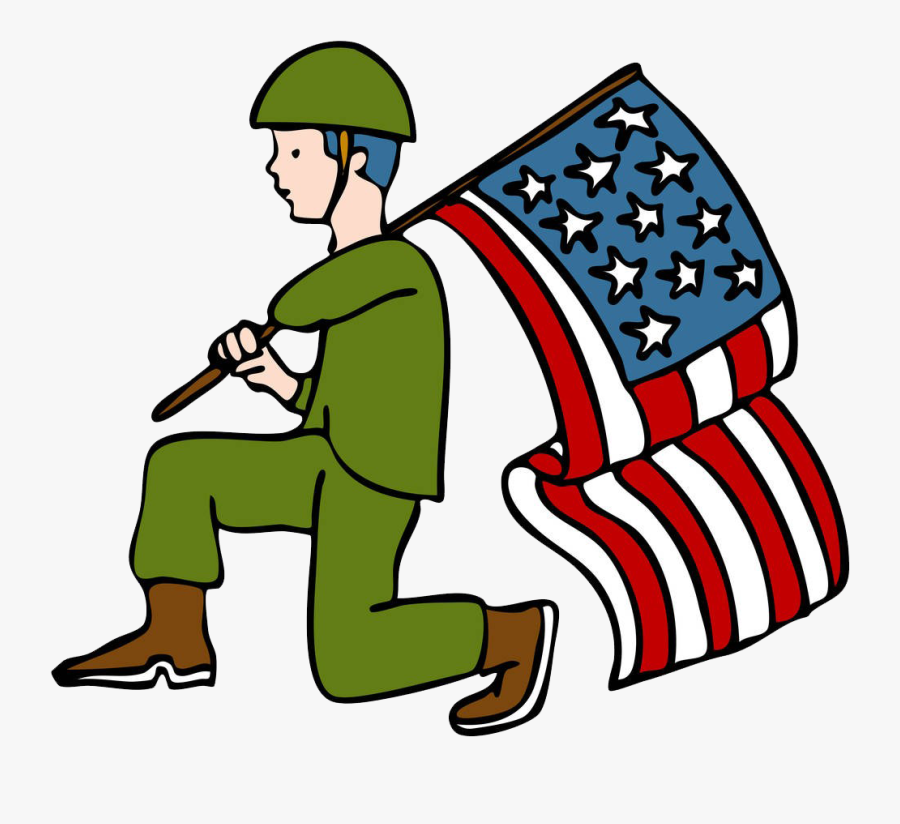 Play Parade Veteran Human Behavior Veterans Day - American Soldier Clip Art, Transparent Clipart