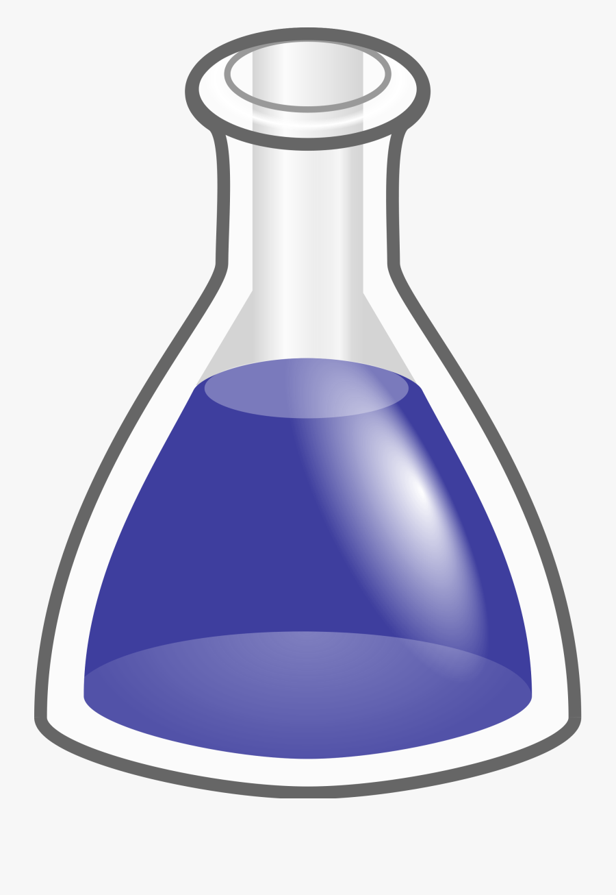 Conical Beaker - Conical Flask Svg, Transparent Clipart