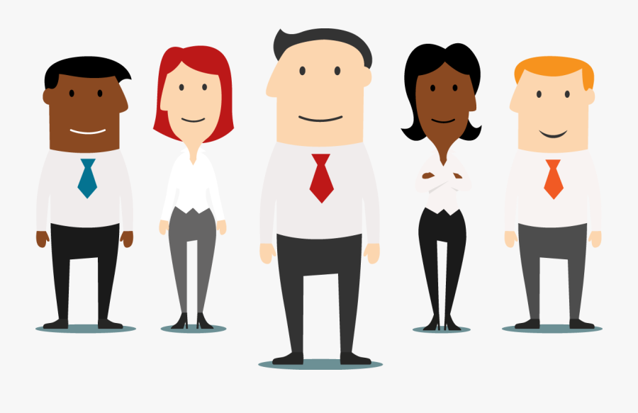 Business Handshake Deal Contract Sign Svg Png Icon - People Png Office Cartoon, Transparent Clipart