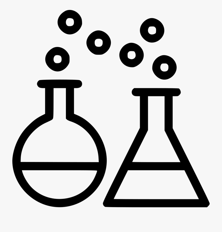 Lab Clipart Beaker - Chemical Reaction Icon Png, Transparent Clipart