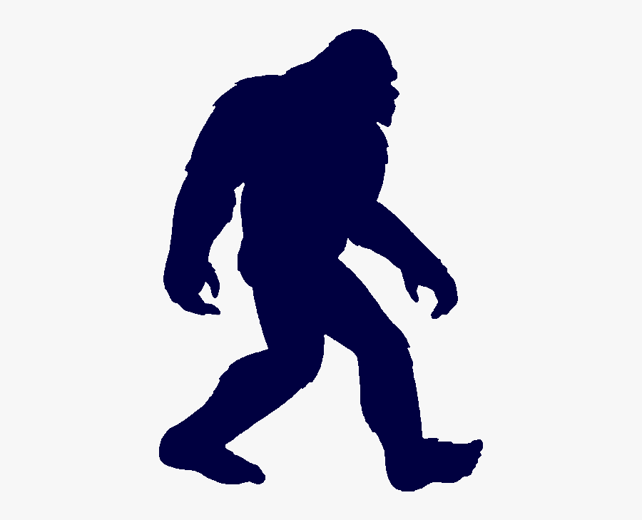 Gorilla Face Silhouette At - Transparent Background Bigfoot Png, Transparent Clipart