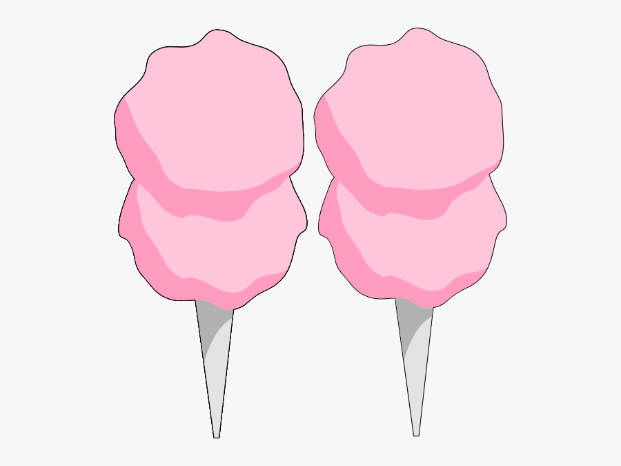 Cotton Candy Sweet Clip Art At Vector Clip Art Free - Clipart Cotton Candy Png, Transparent Clipart