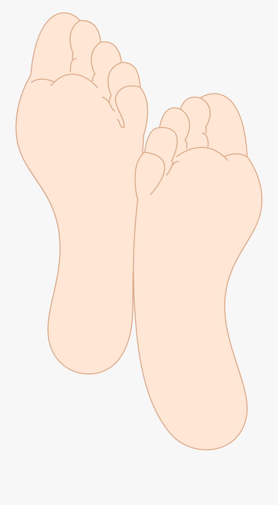 Feet Soles Clip Arts - Planta De Pie Vector, Transparent Clipart