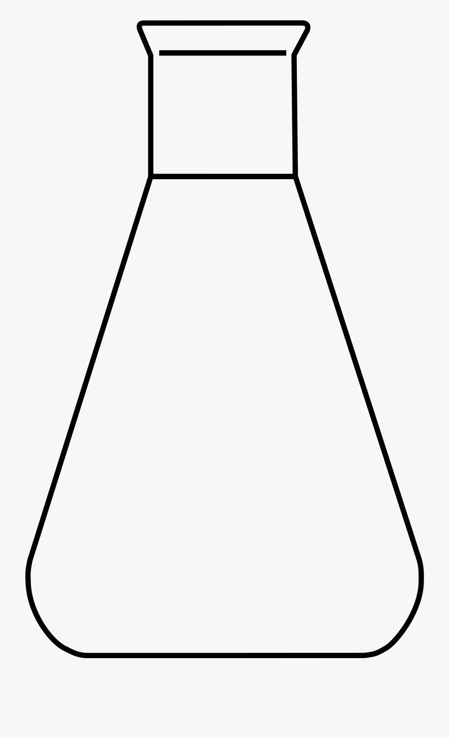 Beaker Clipart Flask Transparent - Erlenmeyerkolben Png, Transparent Clipart