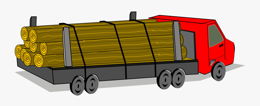 Truck Log Clipart Explore Pictures - Truck Carrying Wood Clipart, Transparent Clipart