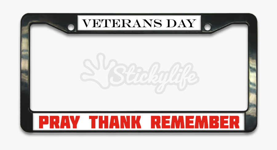 Veterans Day Plate Frame - Joshua Sanders, Transparent Clipart