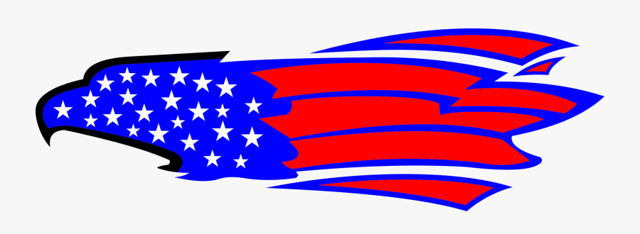 American Big Image Png - Red White And Blue Eagle Logo, Transparent Clipart