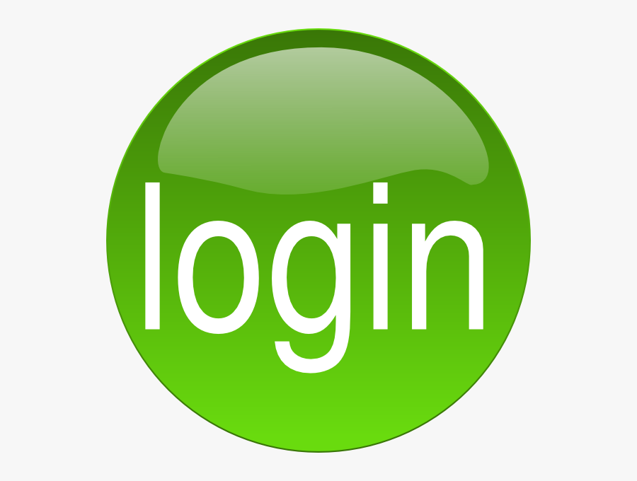 Green Login Clip Art At Clker - Png Logo For Login Green, Transparent Clipart