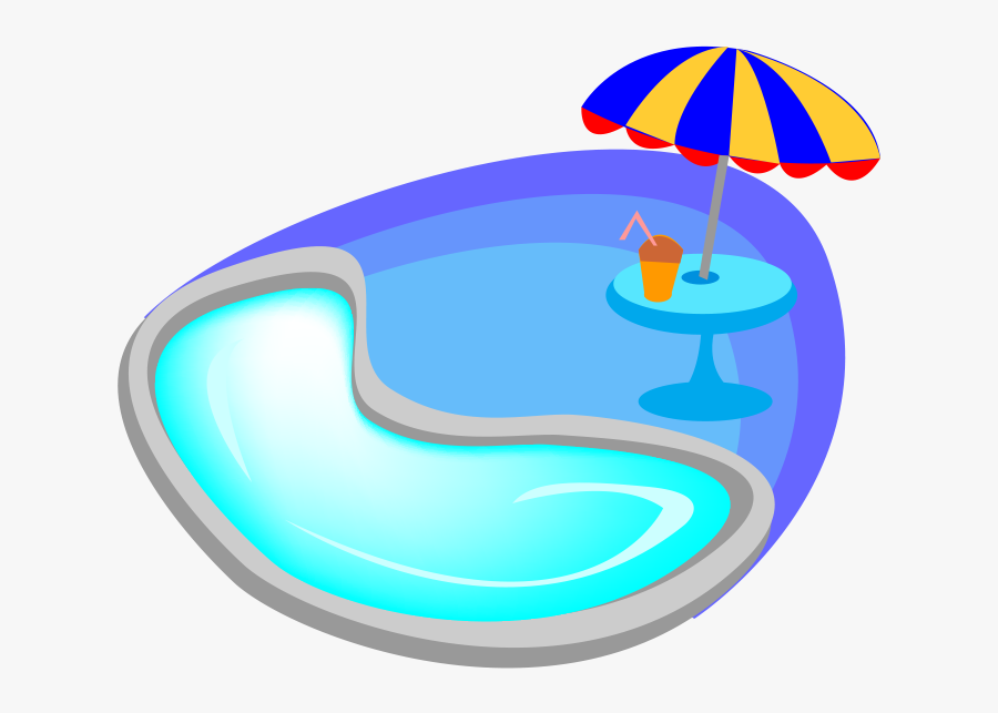 Swimming Cartoon Blue Transprent - Swimming Pool Clipart Png, Transparent Clipart
