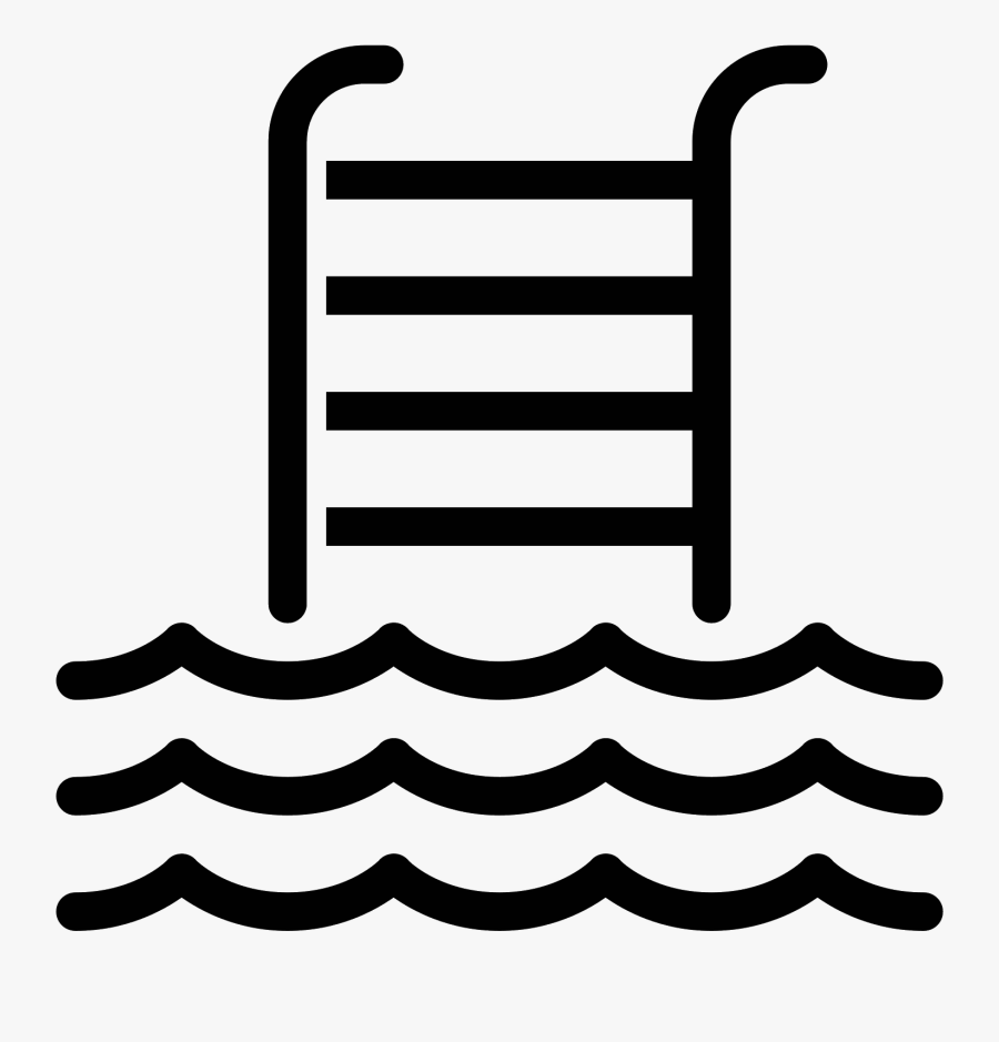 Swimming Pool Icon - Swimming Pool Vector Icon Png, Transparent Clipart