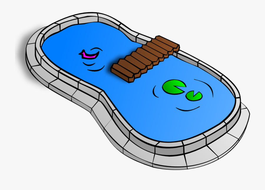 Water Bond Swimming Pool Vector Clip Art Iiudvj Clipart - Pond Clip Art, Transparent Clipart
