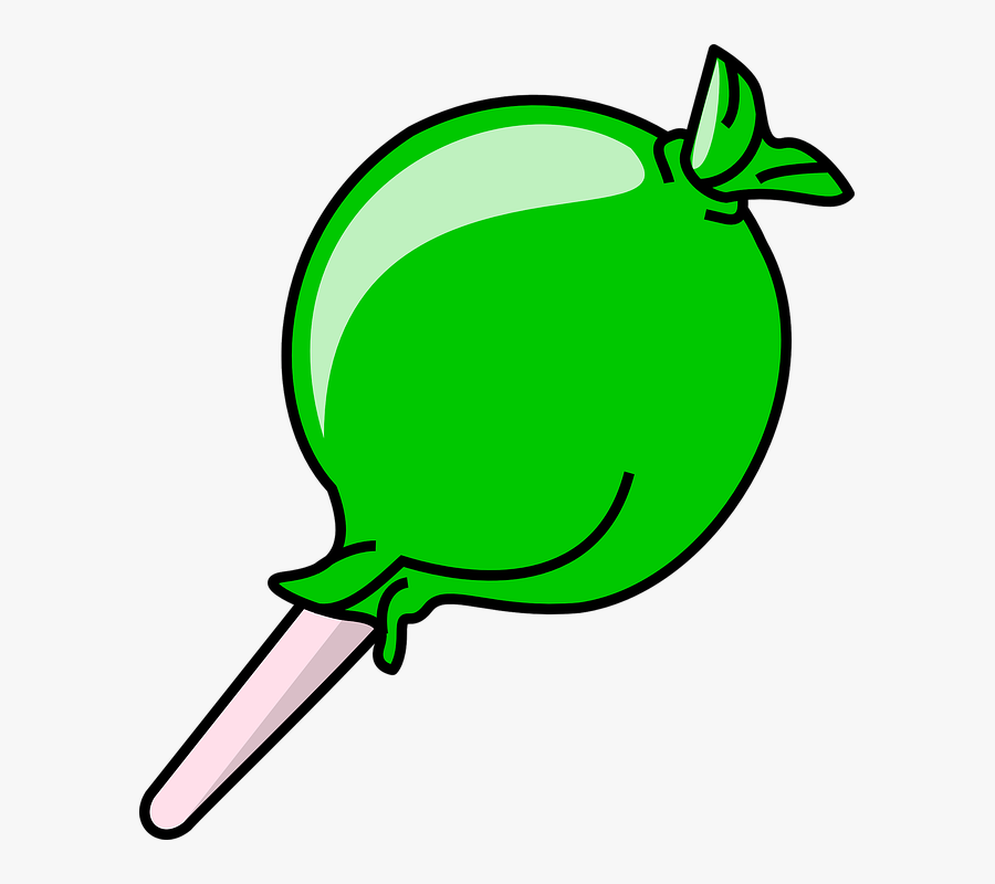 Lollipop, Candy, Sugar, Food, Kids, Wrapped, Green - Candy Clip Art, Transparent Clipart