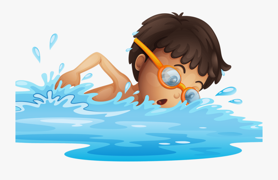Transparent Pool Noodle Png - Boy Swimming Clip Art, Transparent Clipart