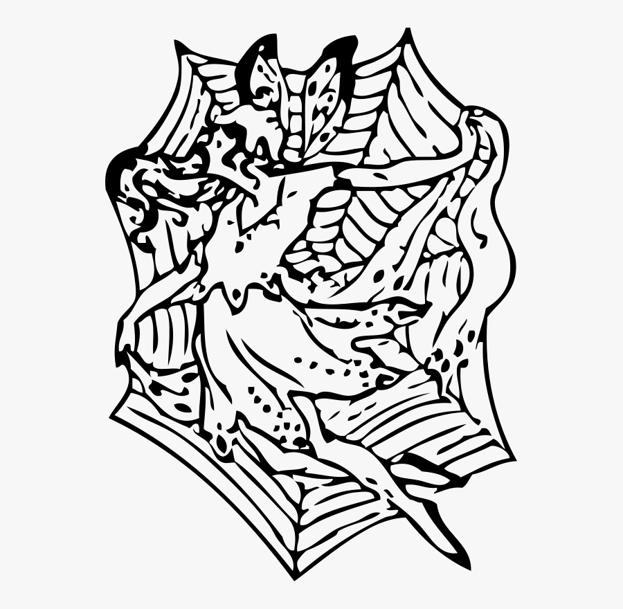 Fairy Drawing Wand Magic Symbol - Hada Atrapada En Telaraña, Transparent Clipart