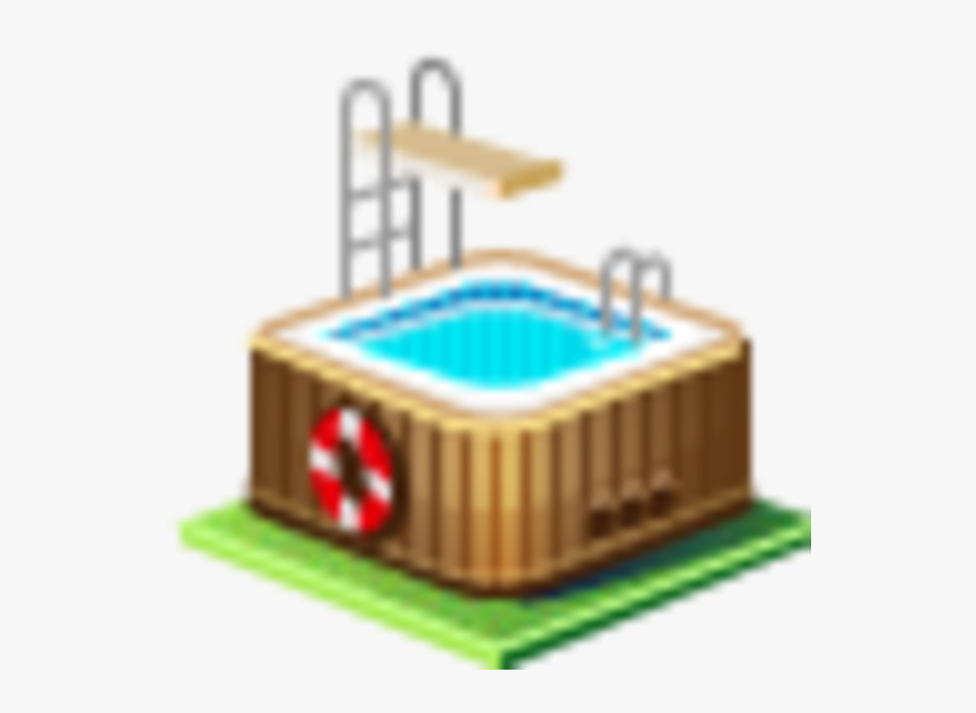Swimming Clipart Public Pool - Icon, Transparent Clipart
