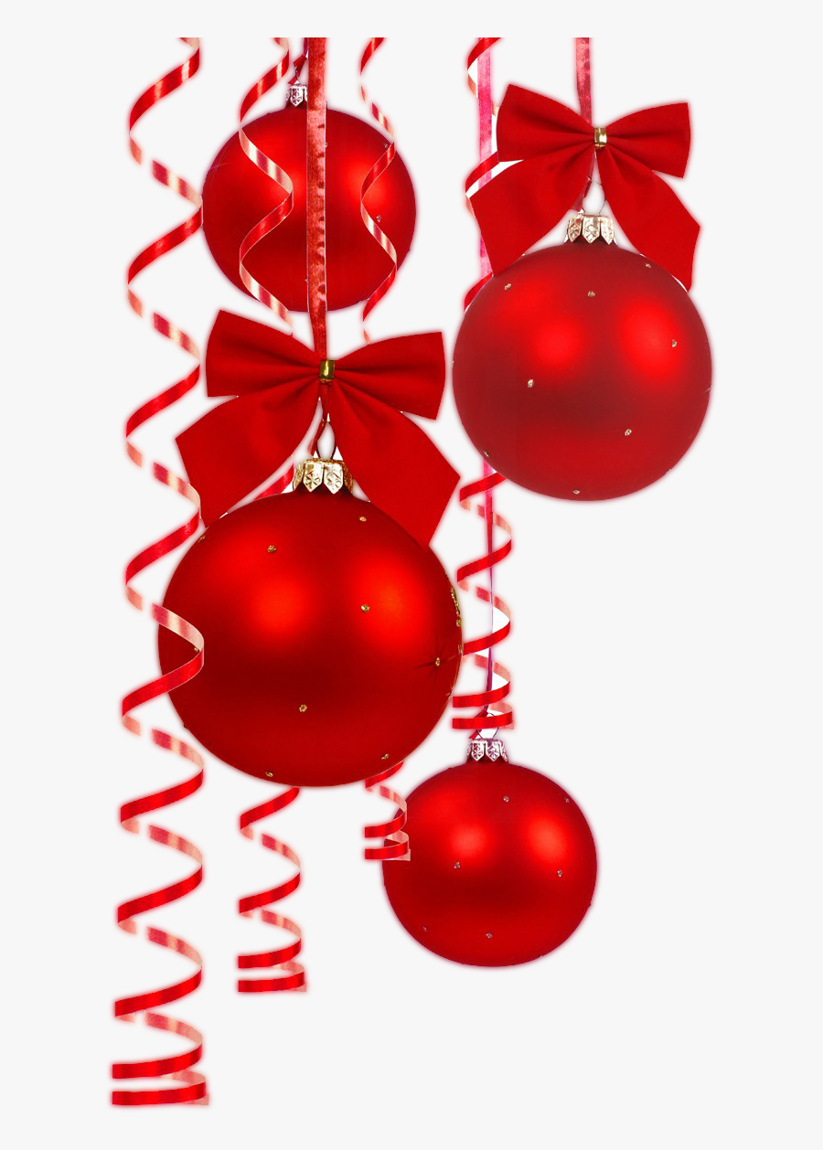 Red Christmas Balls Png - Christmas Background Png Hd, Transparent Clipart