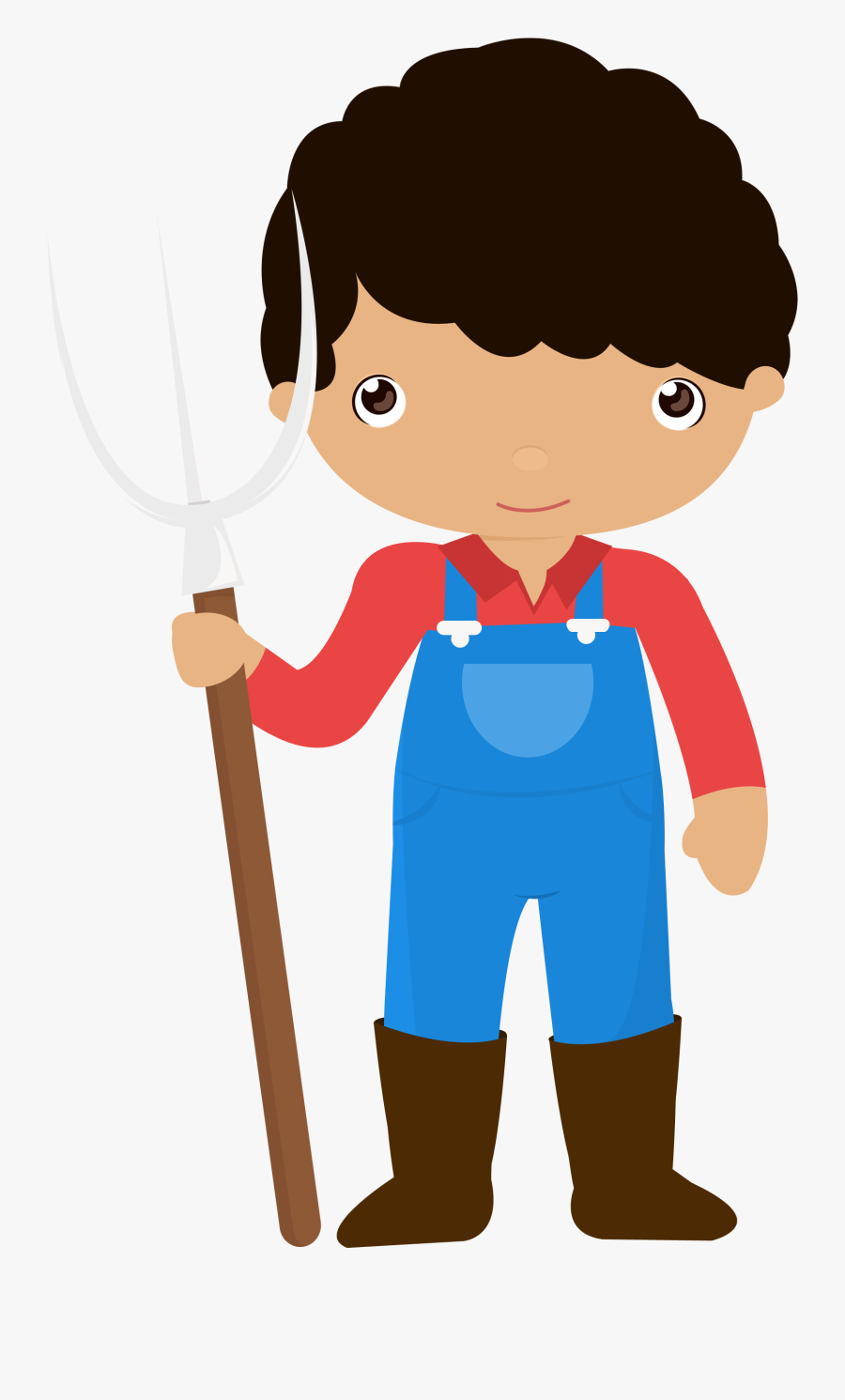 Little Farmer Boy Png - Farmer Clipart Png, Transparent Clipart