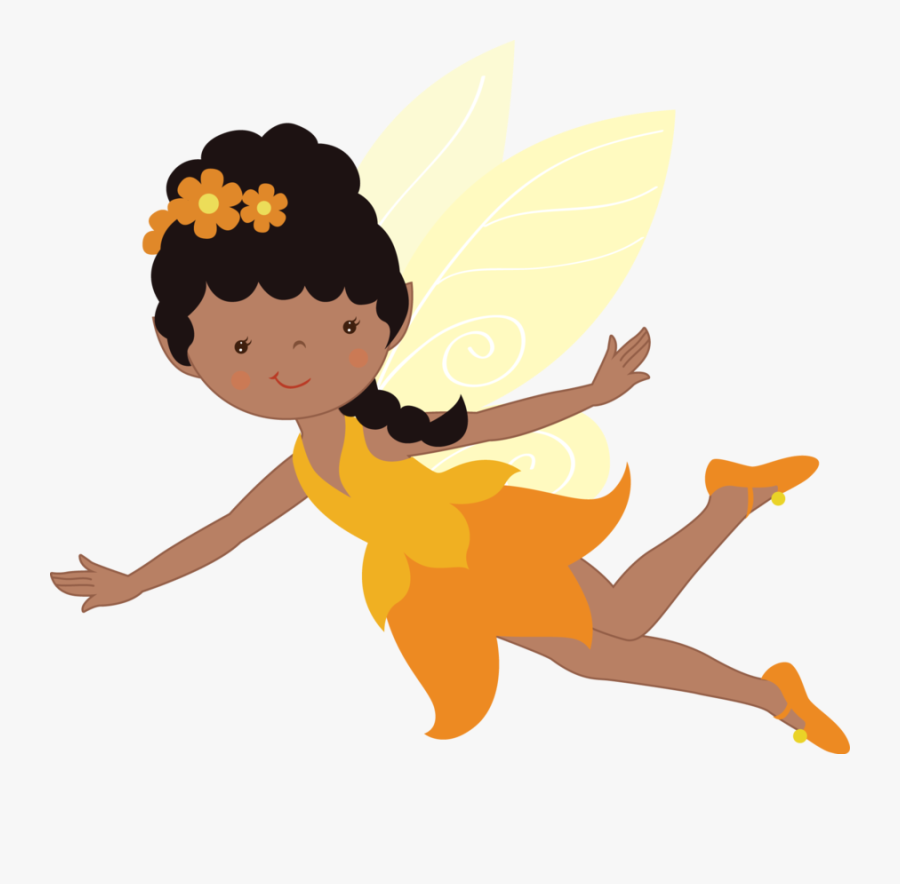Tinkerbell Party, Carmen Dell"orefice, Scrap, Disney - Yellow Fairy Clipart, Transparent Clipart