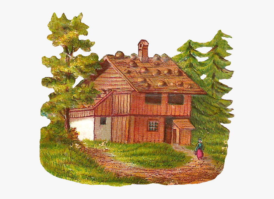 Log Cabin Free Image At Vector Clip Art Image - Clip Art, Transparent Clipart
