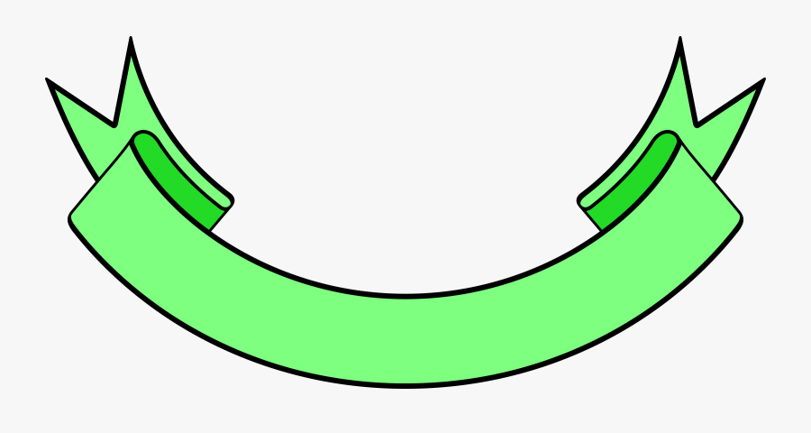 Ribbon For Logo Clipart - Curved Ribbon Banner, Transparent Clipart