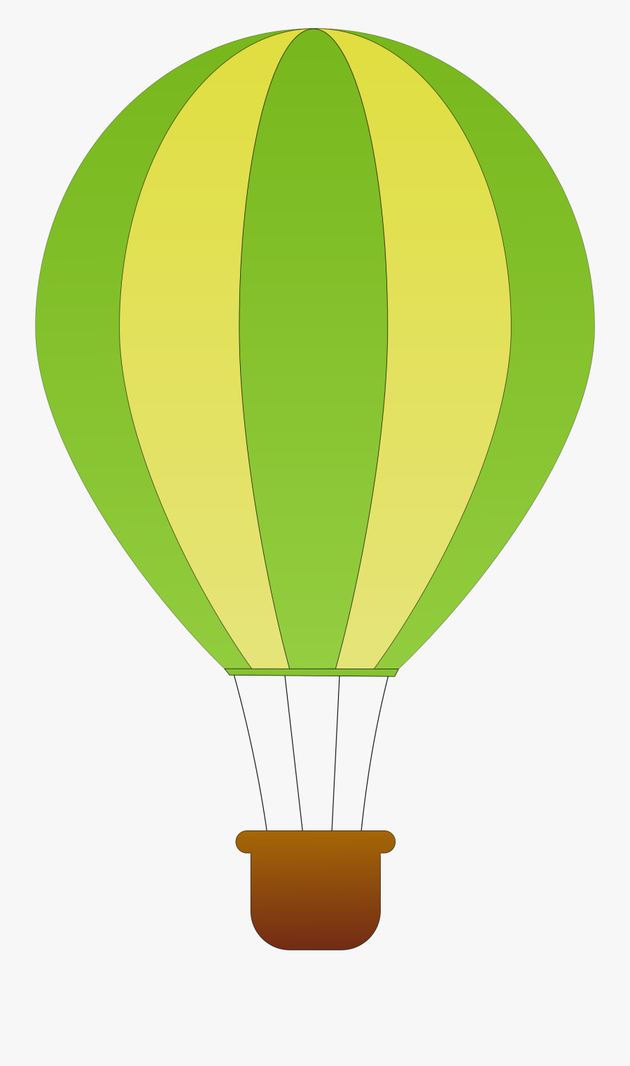 This Free Icons Png Design Of Vertical Striped Hot - Blue Hot Air Balloon Clipart, Transparent Clipart