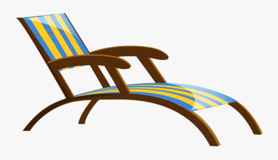 Transparent Beach Lounge Chair Png Clipart - Lounge Chair Transparent Background, Transparent Clipart