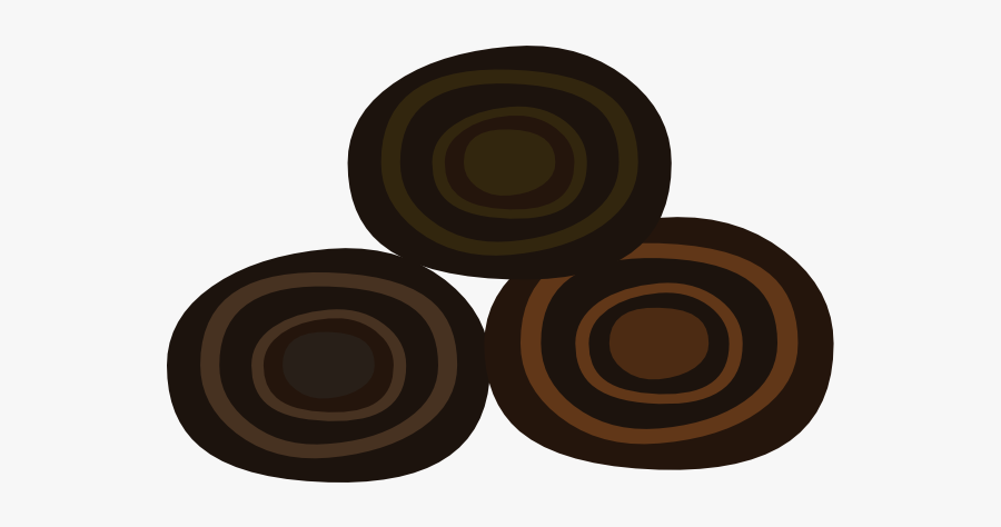 Firebog Log Pile Svg Clip Arts - Circle, Transparent Clipart