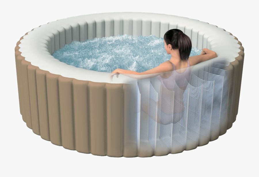Download Jacuzzi Bath Png Clipart - Intex Purespa 4 Person Spa, Transparent Clipart