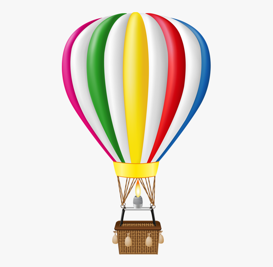 Hot Air Balloon Clipart - Medios De Transporte Globo, Transparent Clipart