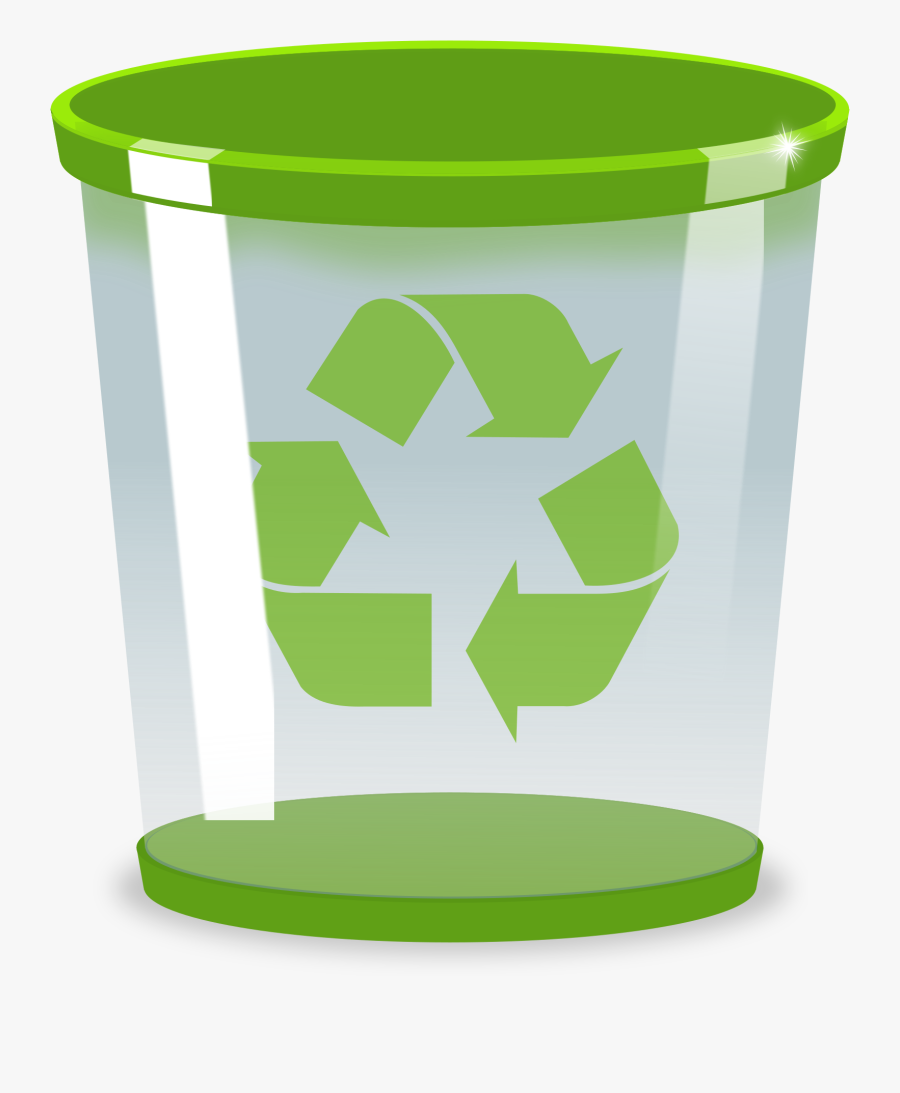Graphic Free Garbage Bin Clipart - Recycle Icon Free Vector, Transparent Clipart