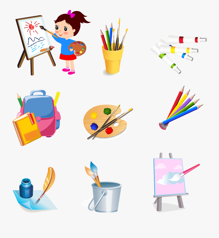 Farmer Clipart Rake - Drawing Tools Drawing, Transparent Clipart