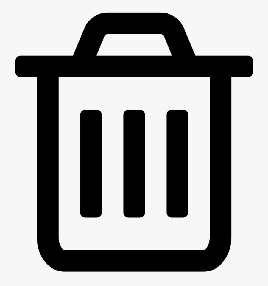 Transparent Colorful Trash Bin Clipart - Trash Icon Transparent Png, Transparent Clipart