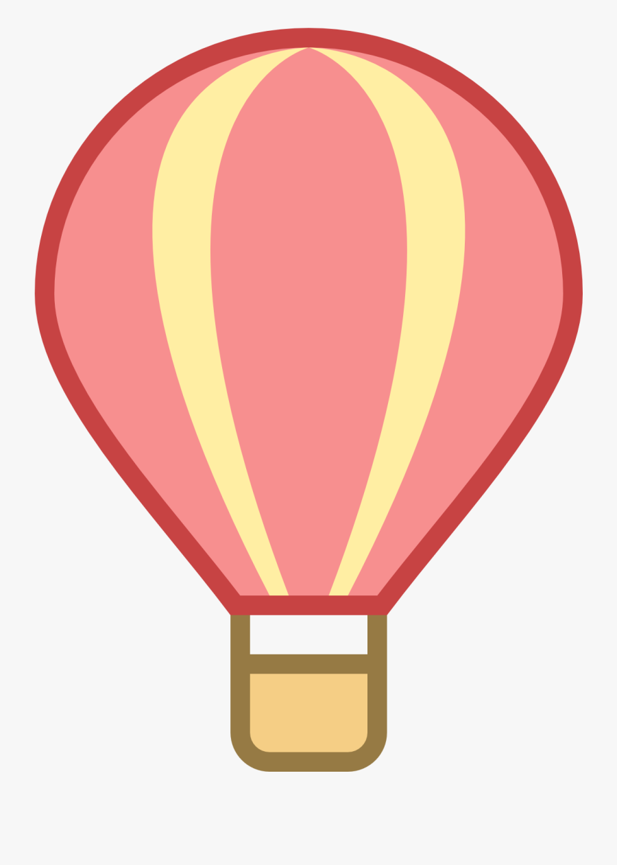 Hot Air Balloon Clipart - Air Balloon Icon, Transparent Clipart